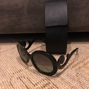 Prada Baroque Round Sunglasses